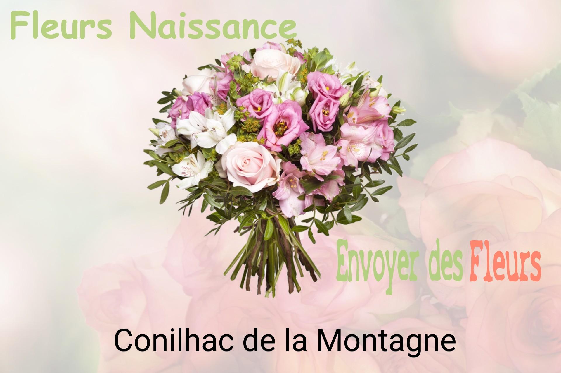 Bouquet de fleurs de naissance livré à Conilhac-de-la-Montagne